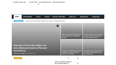 Screenshot preview of thedialog.org