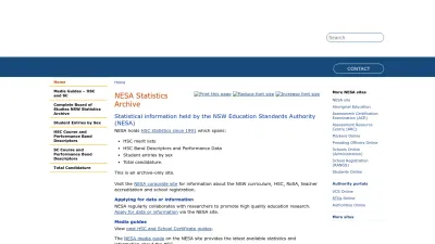 Screenshot preview of boardofstudies.nsw.edu.au