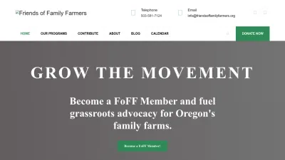 Screenshot preview of friendsoffamilyfarmers.org