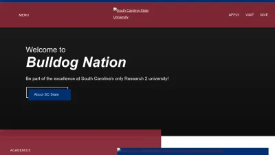 Screenshot preview of scsu.edu