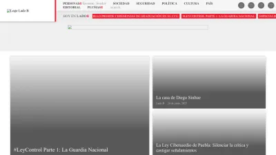 Screenshot preview of ladobe.com.mx