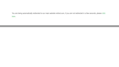Screenshot preview of notlostenquiry.com