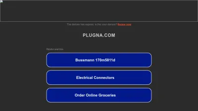 Screenshot preview of plugna.com