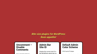 Screenshot preview of plugin.pizza