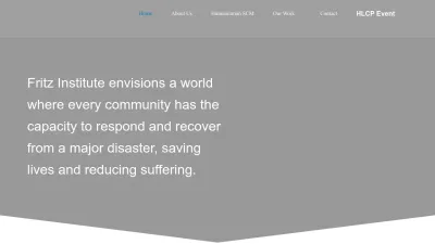 Screenshot preview of fritzinstitute.org