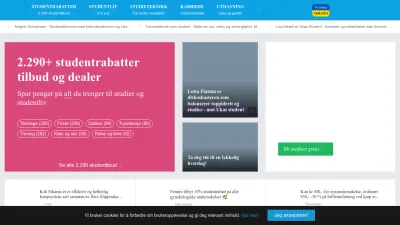 Screenshot preview of studenttorget.no