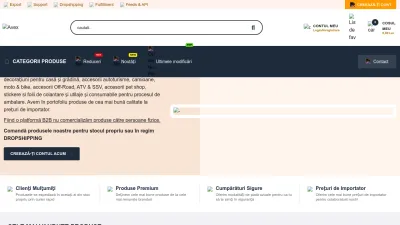 Screenshot preview of avex.ro