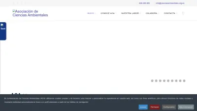 Screenshot preview of cienciasambientales.org.es