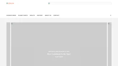 Screenshot preview of cerium.ca