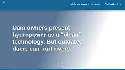 Screenshot preview of hydroreform.org