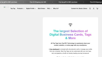Screenshot preview of taptag.shop