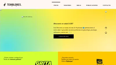 Screenshot preview of temblores.org