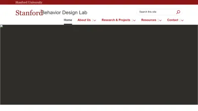 Screenshot preview of behaviordesign.stanford.edu