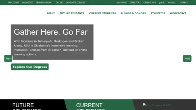 Screenshot preview of nsuok.edu