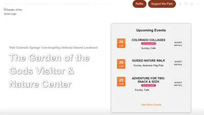 Screenshot preview of gardenofgods.com