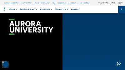 Screenshot preview of aurora.edu