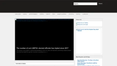 Screenshot preview of gaytoday.com