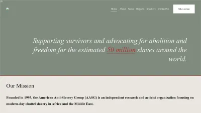 Screenshot preview of iabolish.org