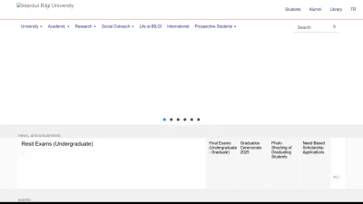 Screenshot preview of bilgi.edu.tr