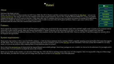 Screenshot preview of hatari.tuxfamily.org
