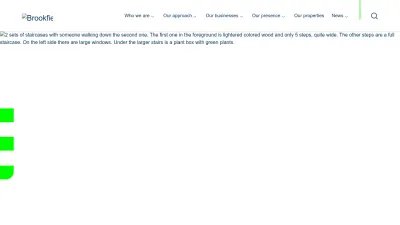 Screenshot preview of brookfieldproperties.com