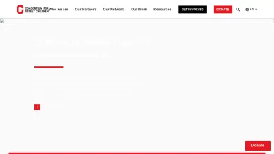 Screenshot preview of streetchildren.org