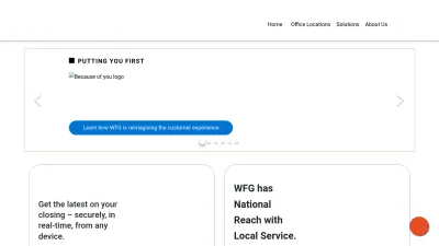 Screenshot preview of wfgtitle.com