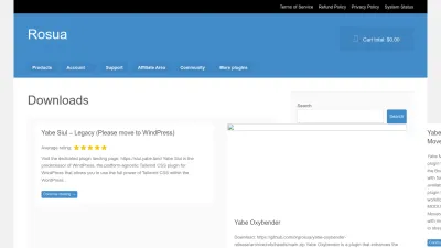 Screenshot preview of rosua.org