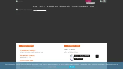 Screenshot preview of lesfilmsdici.fr