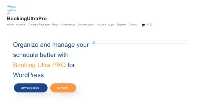 Screenshot preview of bookingultrapro.com