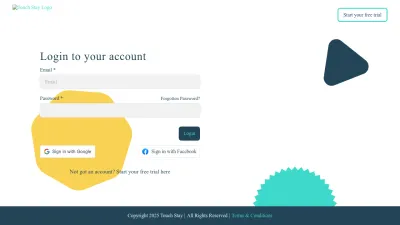 Screenshot preview of hub.touchstay.com