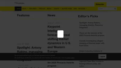 Screenshot preview of printaction.com