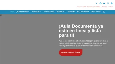 Screenshot preview of documenta.org.mx
