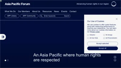 Screenshot preview of asiapacificforum.net