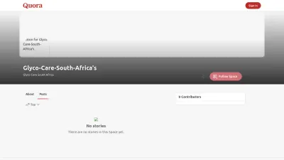 Screenshot preview of glycocaresouthafricas.quora.com