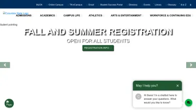Screenshot preview of columbiastate.edu
