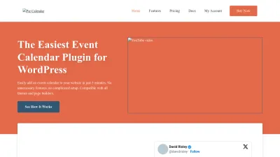 Screenshot preview of piecalendar.com
