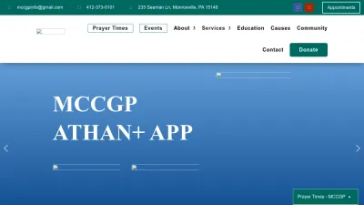 Screenshot preview of mccgp.org