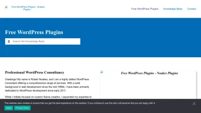 Screenshot preview of noakesplugins.com
