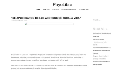 Screenshot preview of payolibre.com