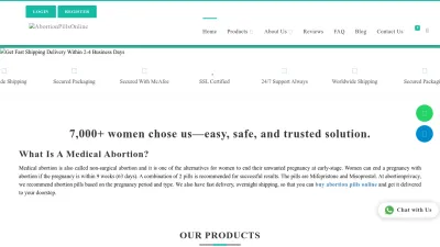 Screenshot preview of abortionprivacy.com