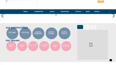 Screenshot preview of causenow.org