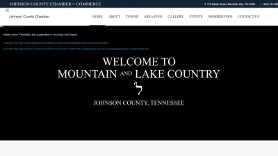 Screenshot preview of johnsoncountytnchamber.org