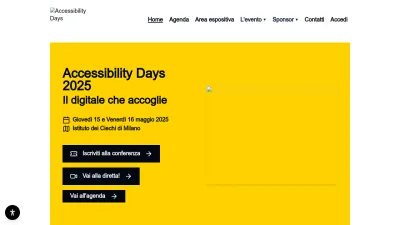 Screenshot preview of accessibilitydays.it