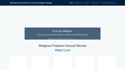 Screenshot preview of iclrs.org