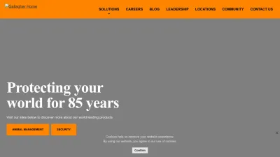 Screenshot preview of gallagher.com