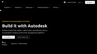 Screenshot of Construction.autodesk.com