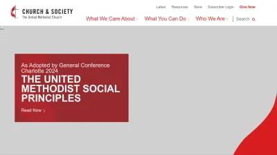 Screenshot preview of umcjustice.org