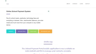 Screenshot preview of schoolpaymentportal.com