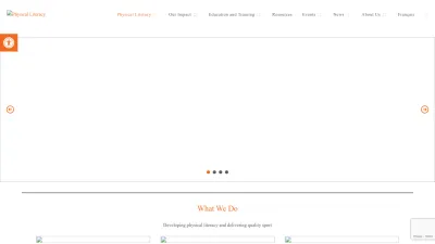 Screenshot preview of physicalliteracy.ca